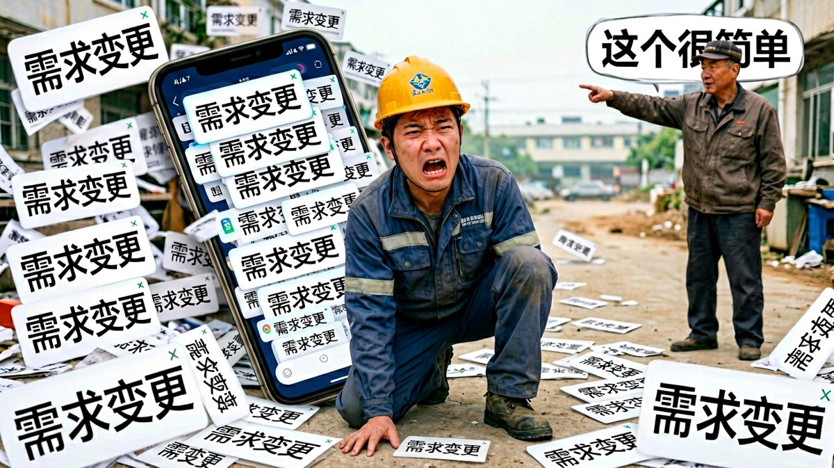 当甲方说'就改一个小地方'