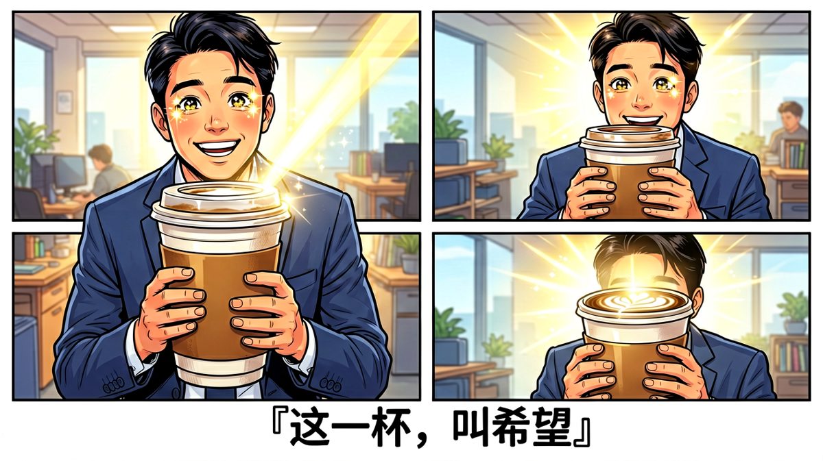 咖啡因注入灵魂，信心爆棚