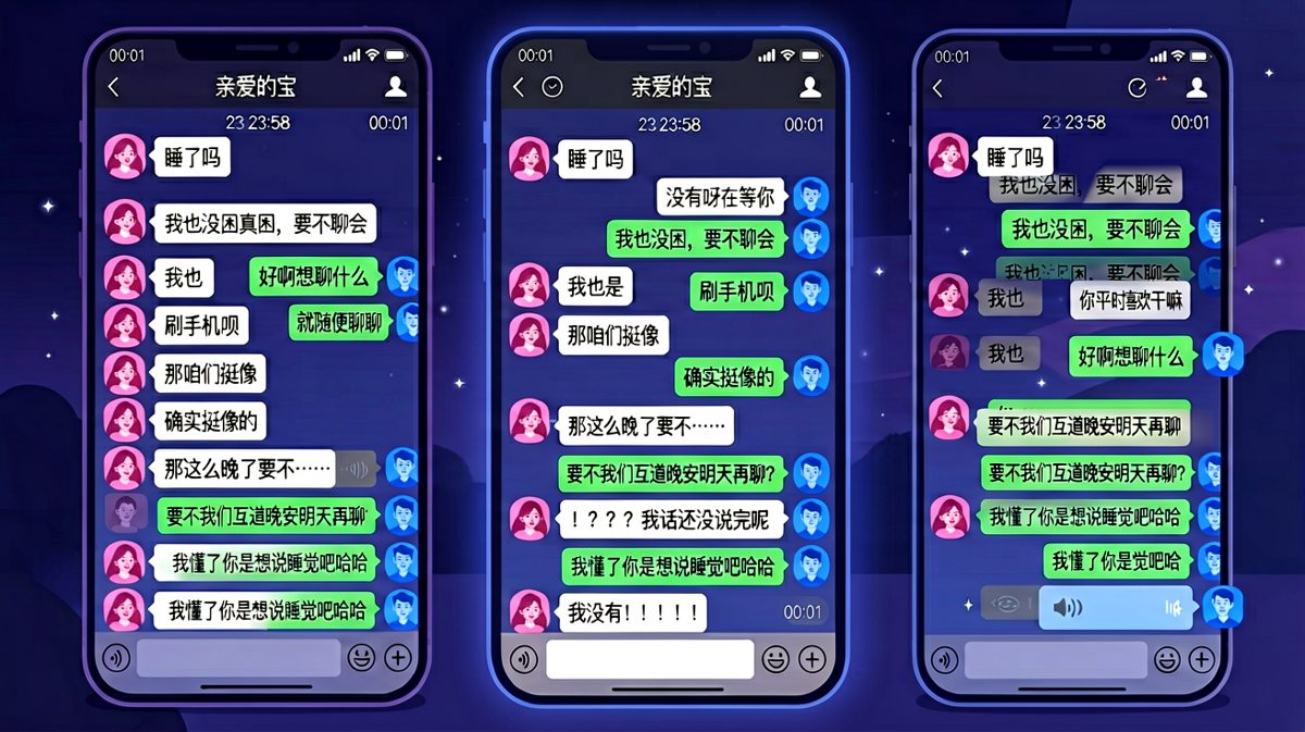 深夜聊天变单方面处刑