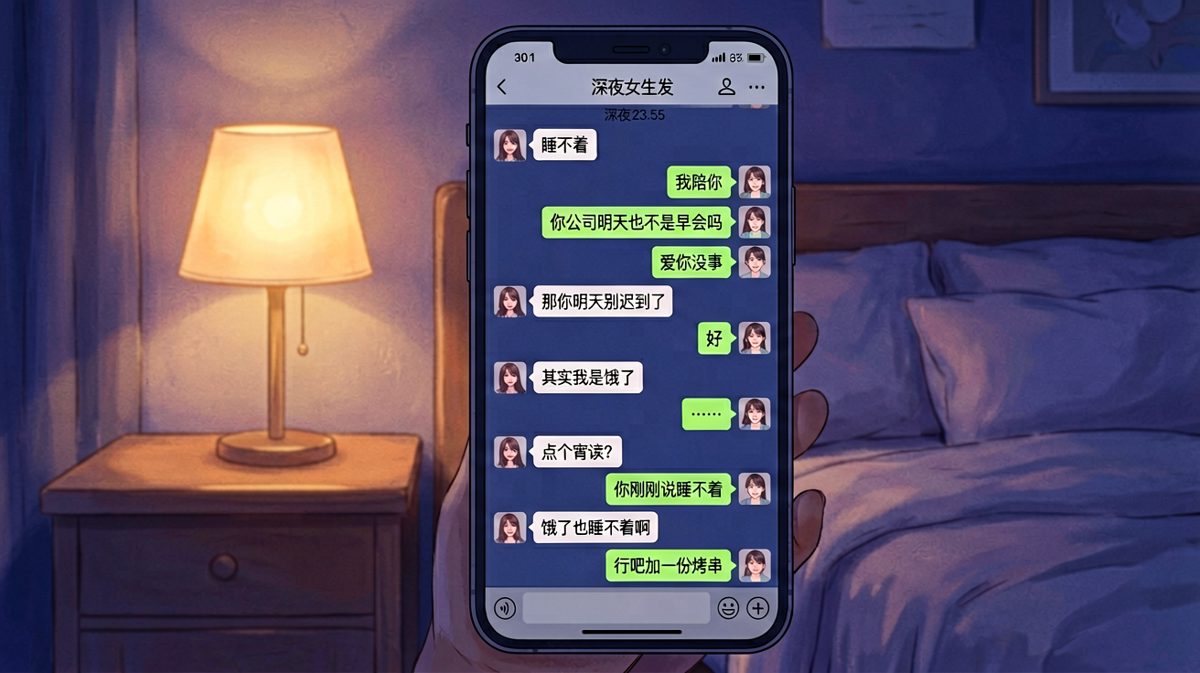深夜睡不着的终极真相，是饿了