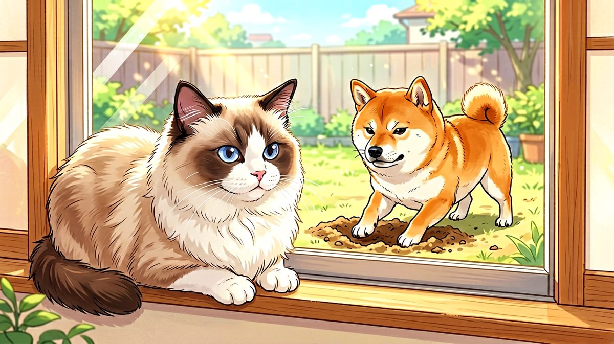 猫：那个土味狗狗又在做无用功