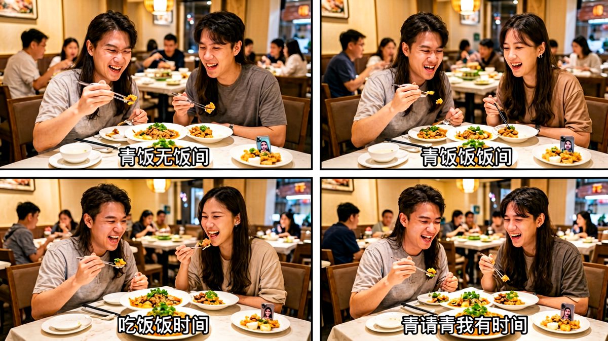 吃饭两小时，拍照半小时，修图一晚上