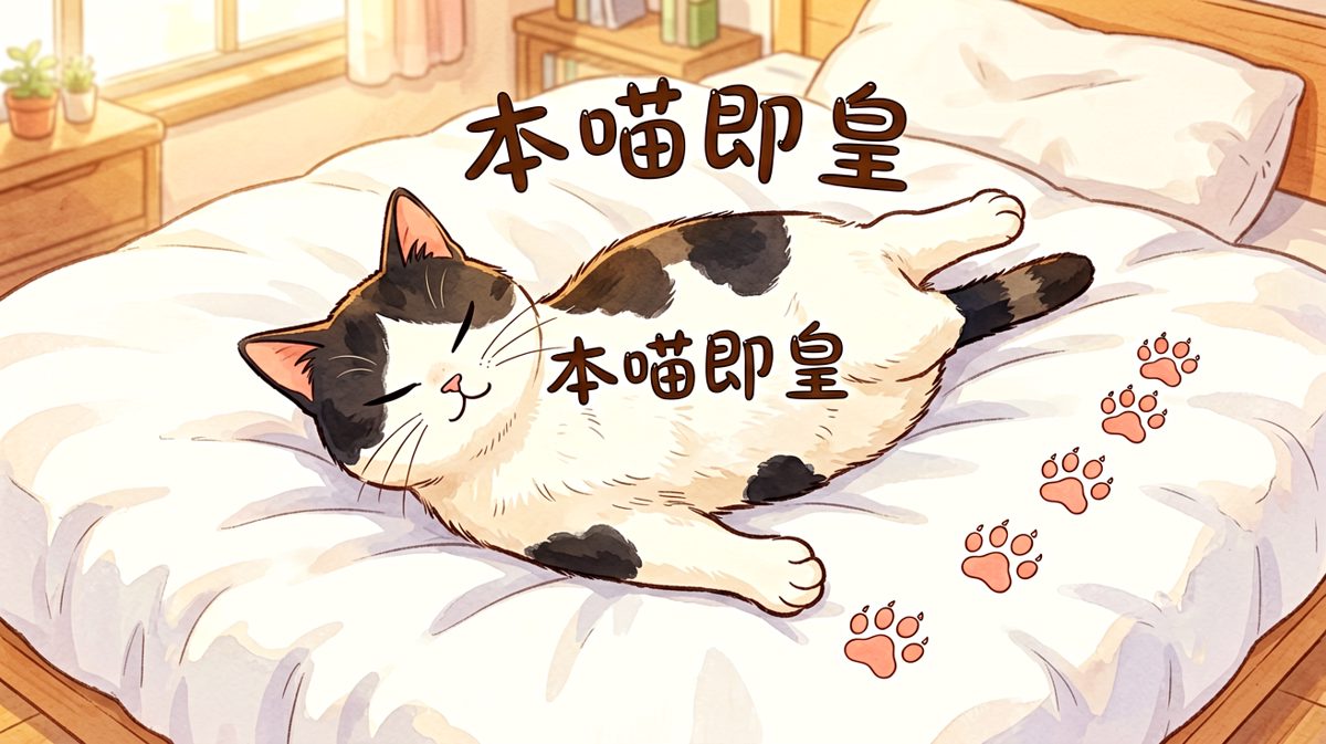 你的床单已臣服于本喵的统治之下