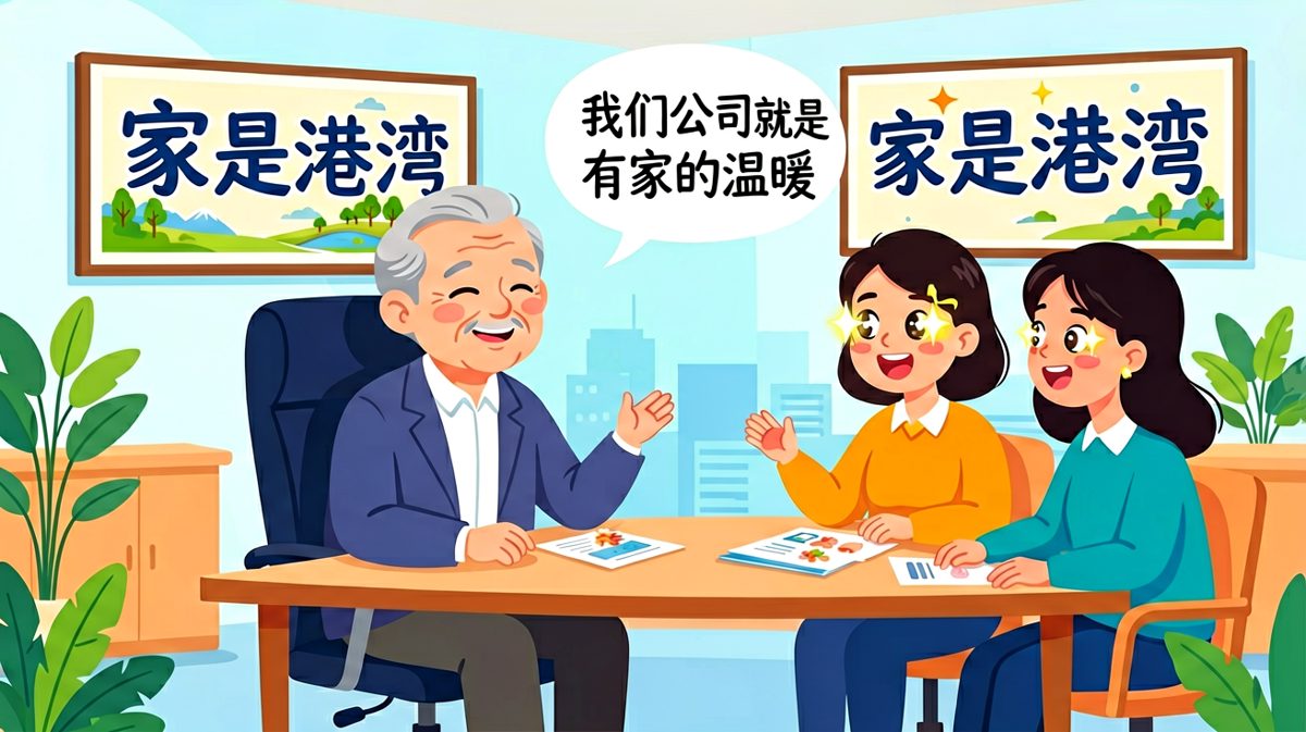 老板说公司有家的温暖，员工感动到想哭，下一秒老板补了一句'所以周末来加班就当回家看看'