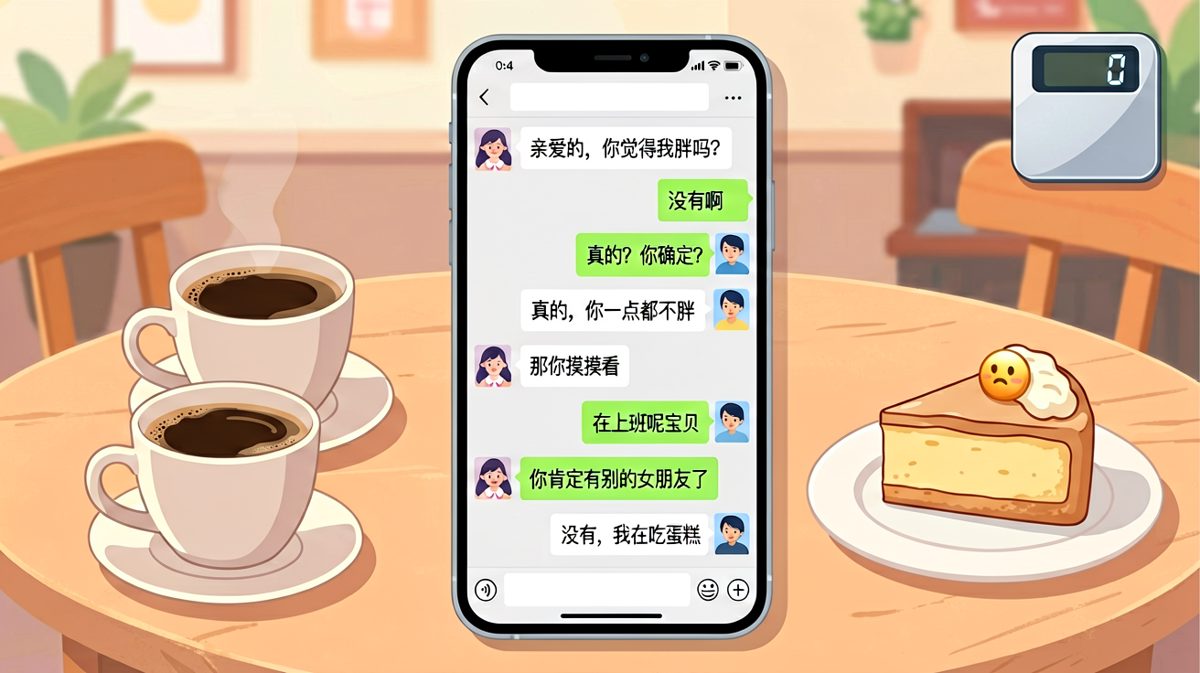 你胖吗——女生问体重男生求生欲拉满的搞笑对话