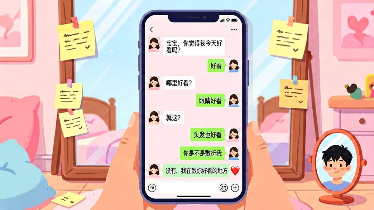 今天好看吗——男生对女生颜值的求生欲回答