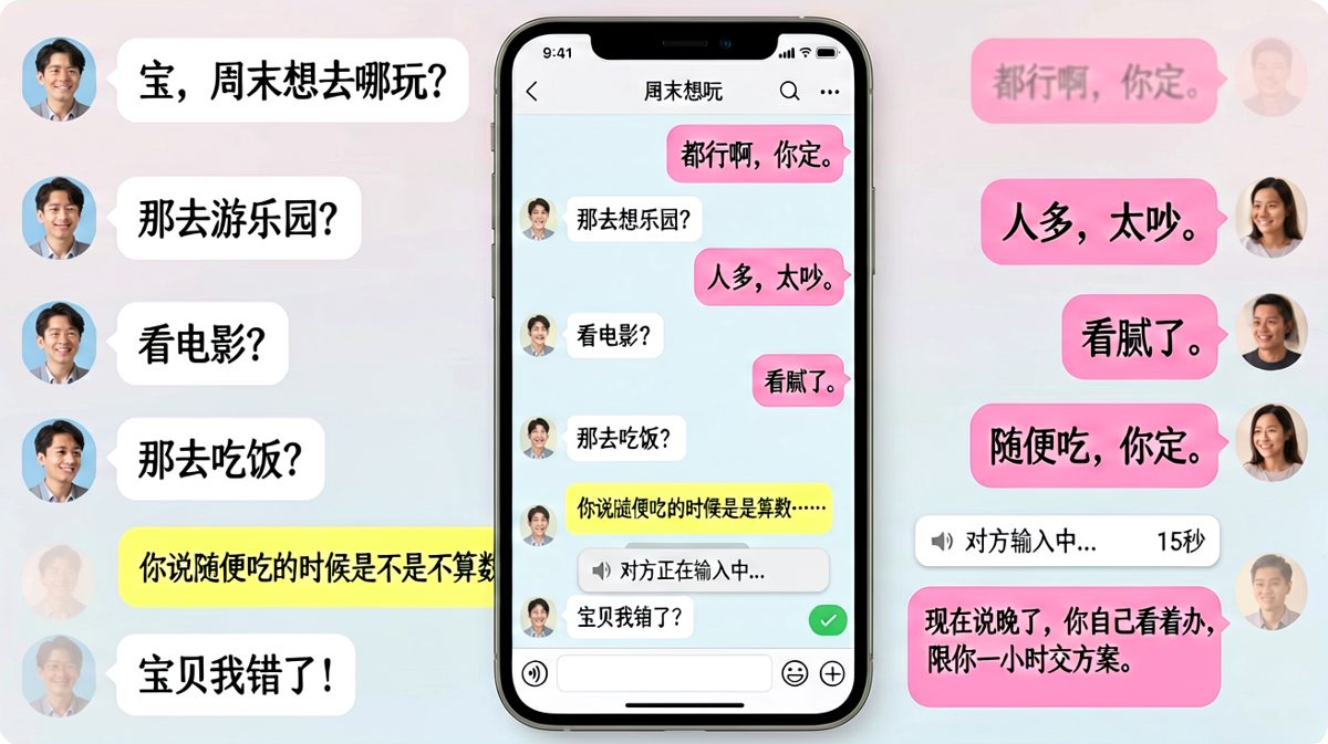 男友精心策划被全部否决，最后被要求一小时内提交新方案