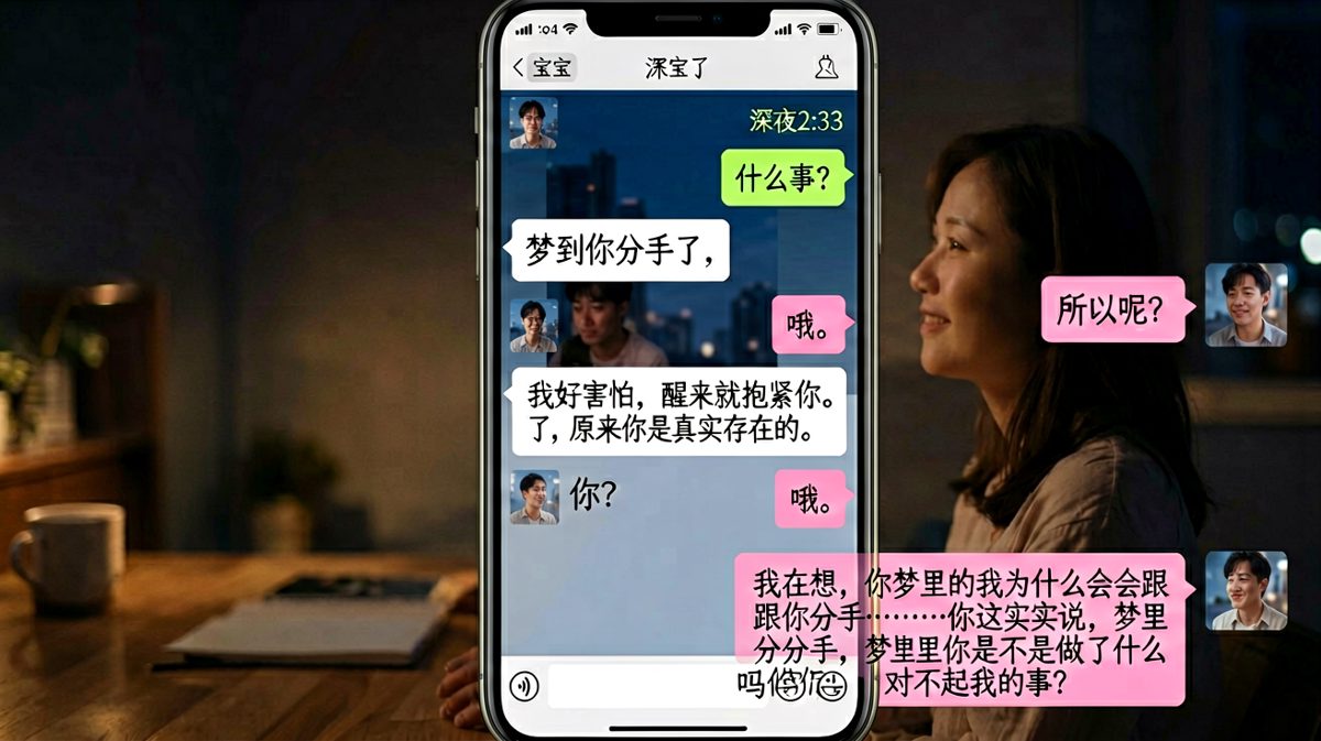 男友的深情告白被女友反向推理，噩梦成了自证其罪
