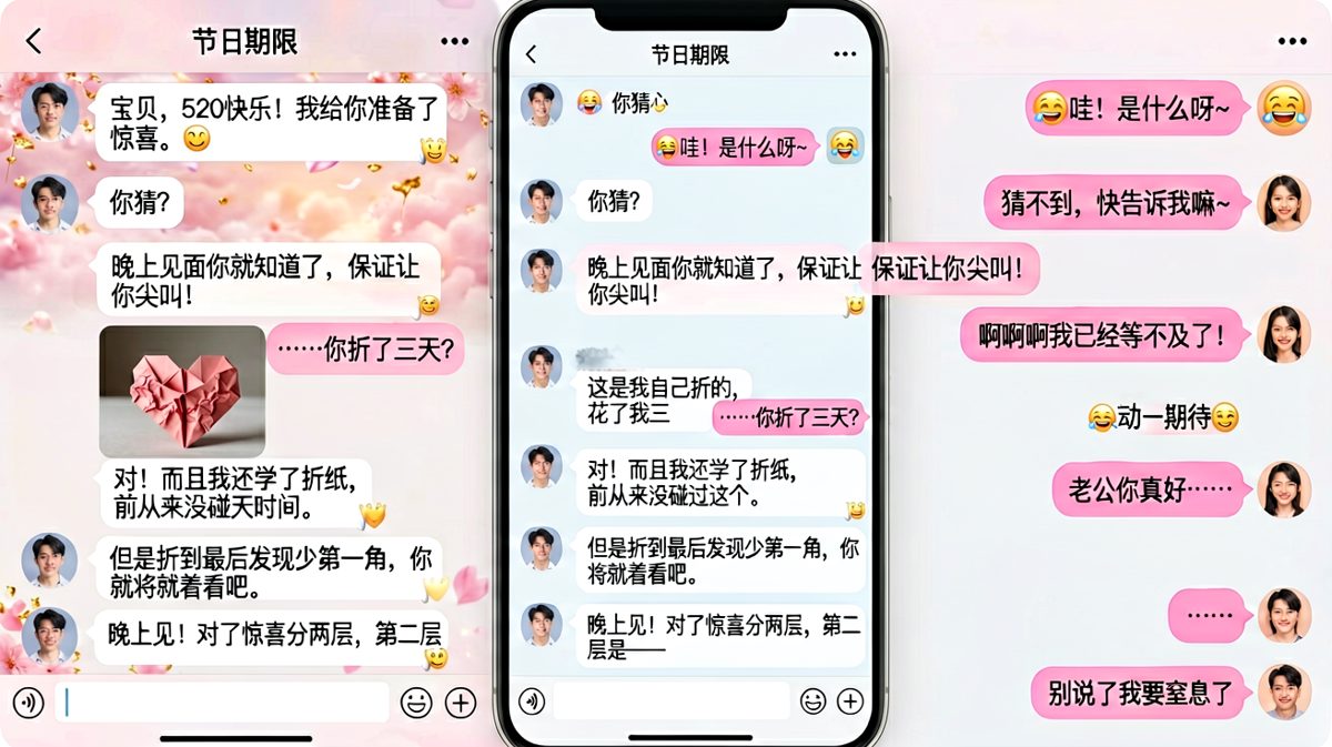 男友三天手工爱心缺了一角，惊喜变惊吓的极致反差