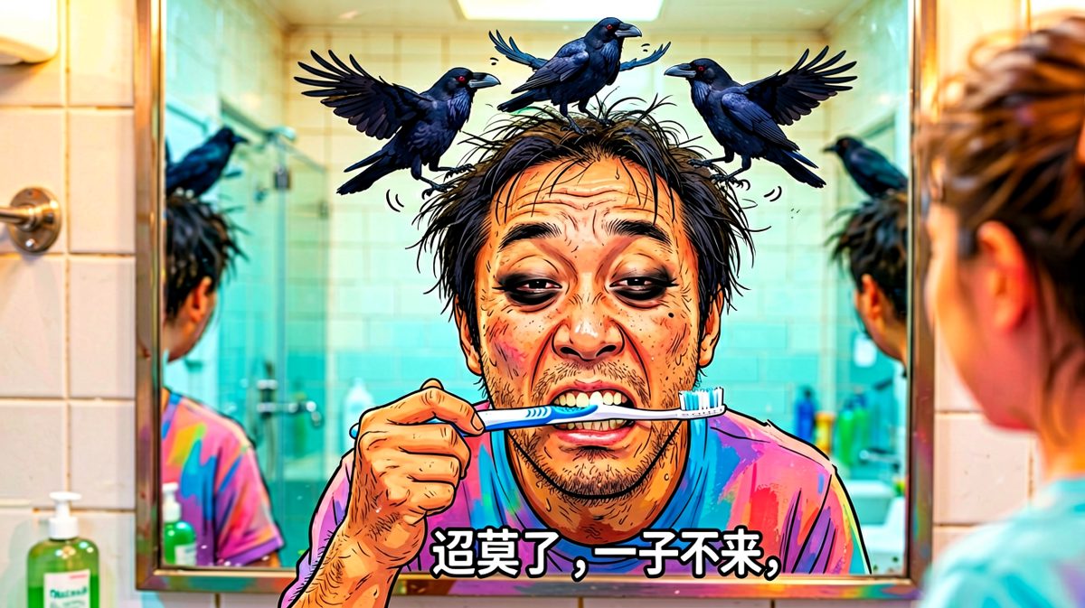 人虽然醒了，但灵魂还在沉睡