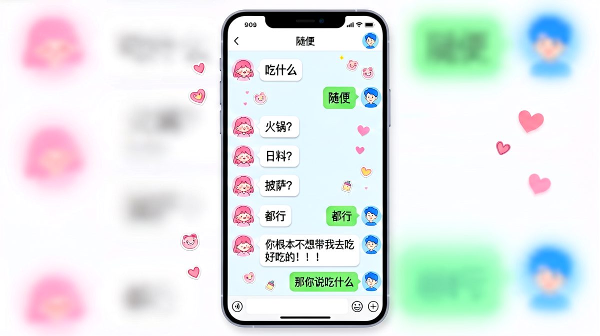 男生一句'随便'惹来的连环送命题