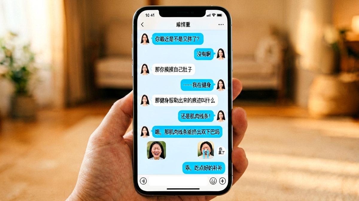 问体重是送命题，回答正确也是送命题