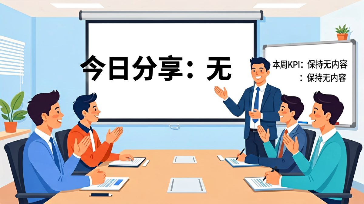 老板说这季度只要"无"字当头，业绩就能一路长虹