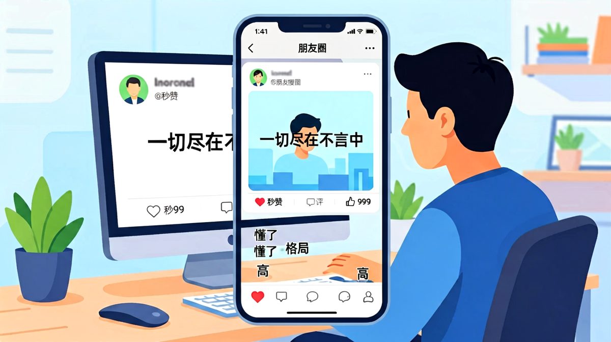 发了一条空气，收获全场致敬，这就是社交牛逼症