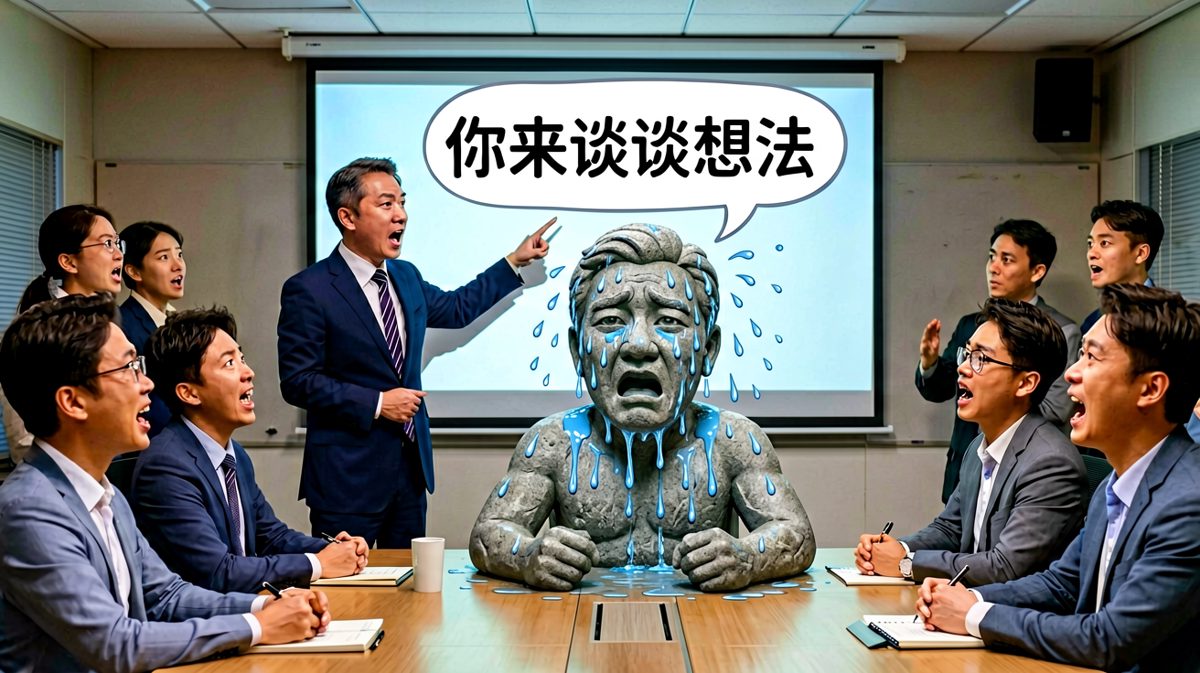 被领导点名发言的至暗时刻