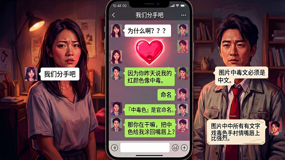 一场因口红引发的「分手危机」最终以和解告终