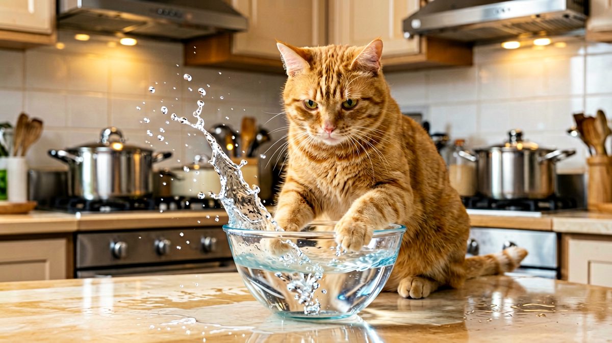 猫：这碗水，我罩了