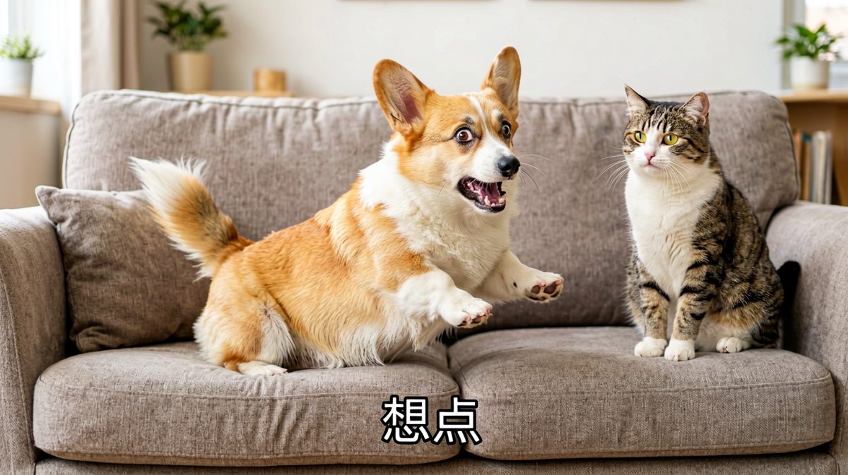 狗：谁设计的这个高度？！