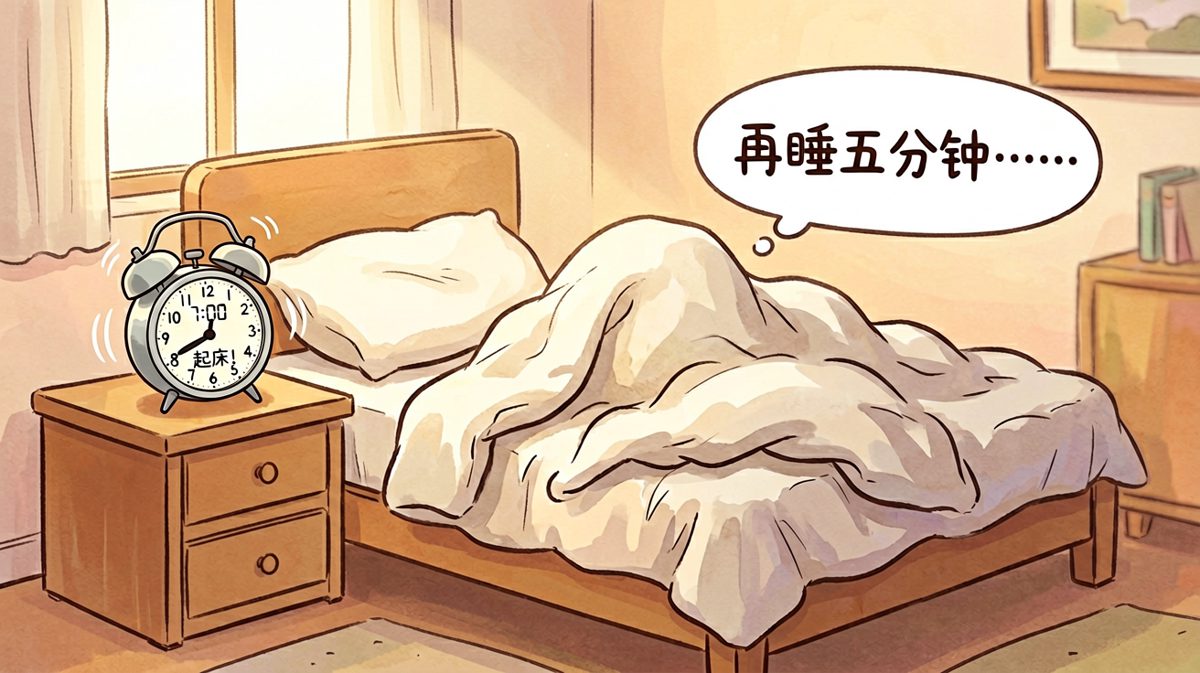 闹钟响了，但我选择了封印它