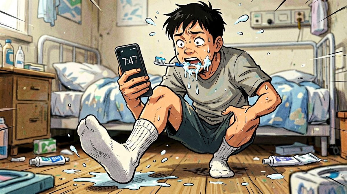 原来已经7:47了？！
