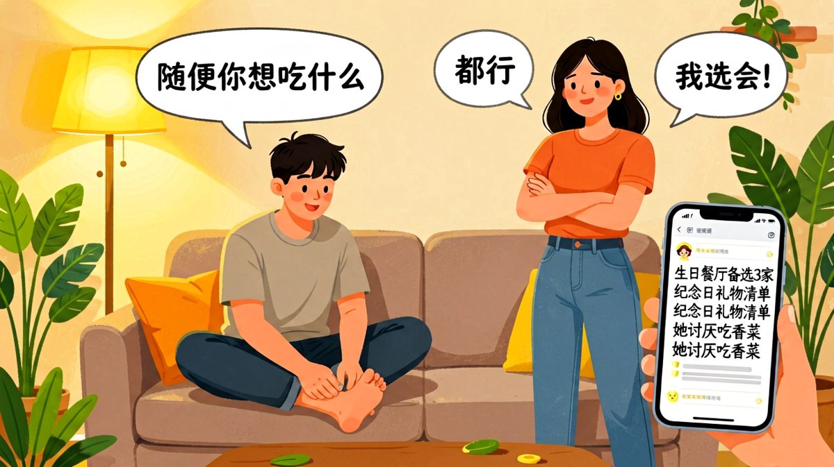 直男嘴上随便心里门儿清