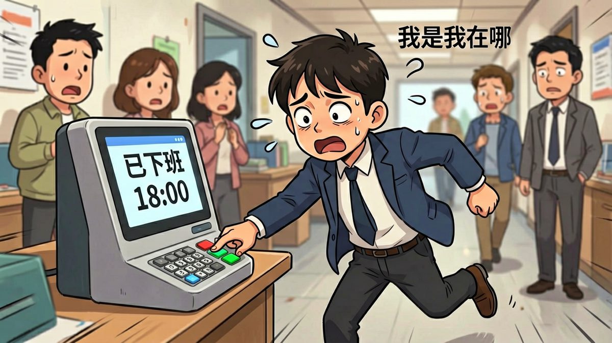 闹钟响了，但班已经下完了