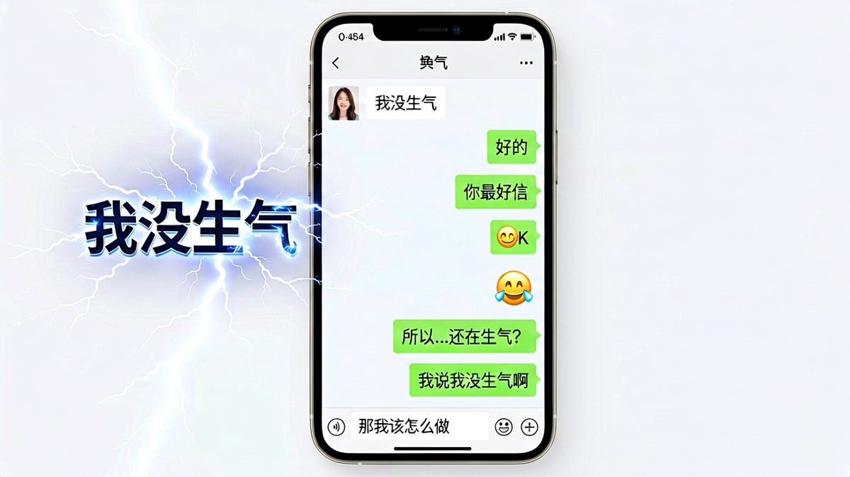 '我没生气'等于'我很生气'的悖论