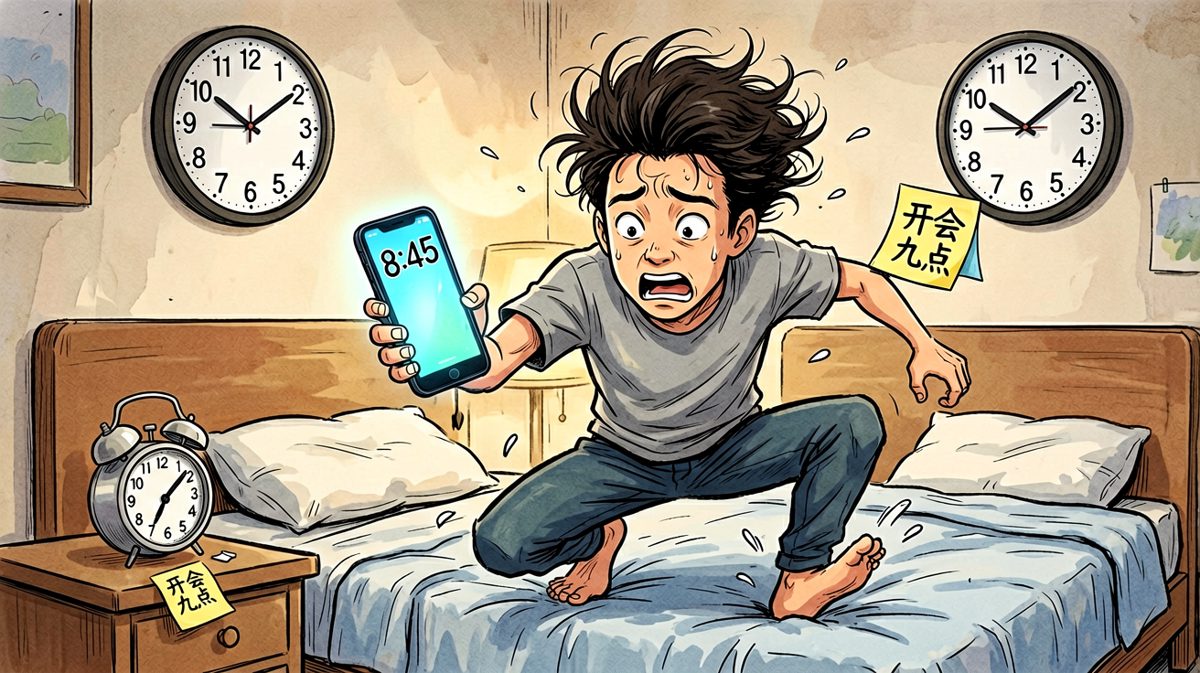 等等——八点四十五？！
