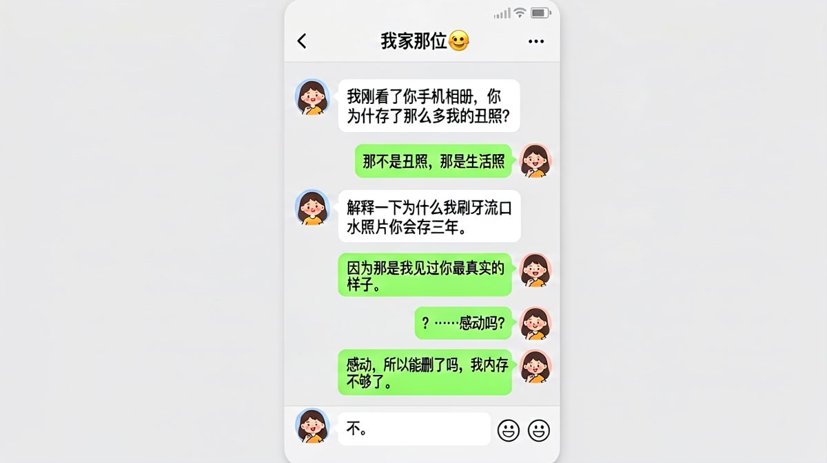 丑照风波：真实的爱，存了三年舍不得删