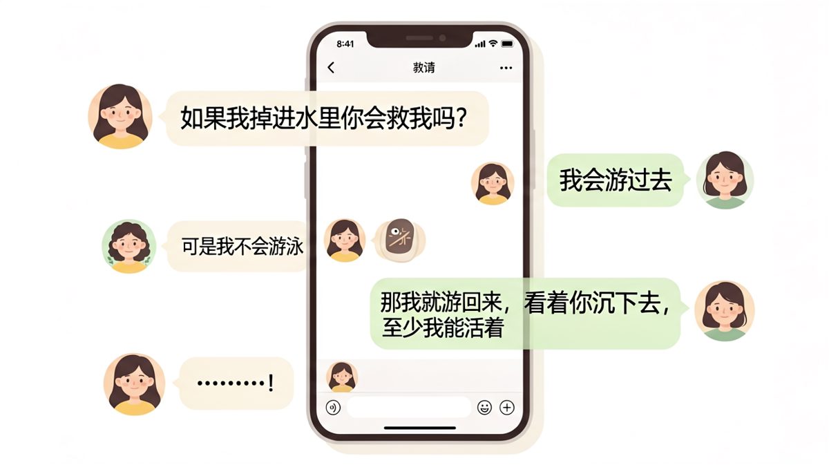 送命题变生存题，男生的神逻辑让人哭笑不得