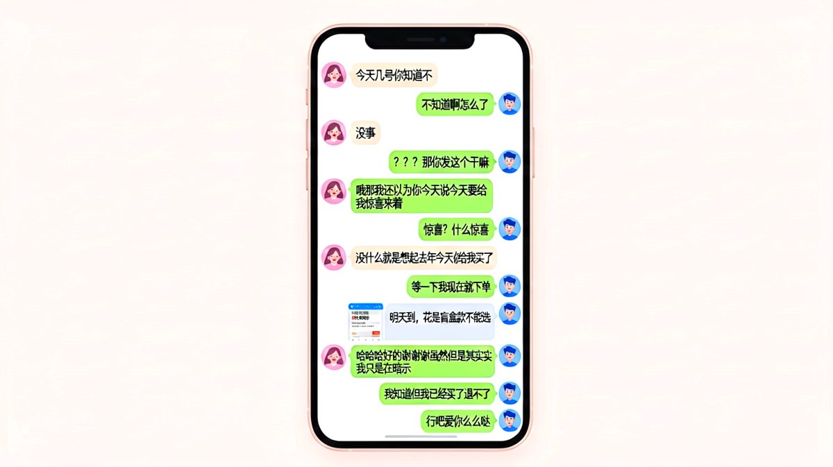 女生暗示纪念日，男生用行动证明什么是'过了头的浪漫'