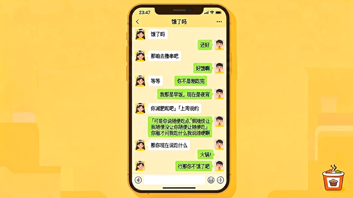 夜宵点单博弈，随便是最难回答的问题