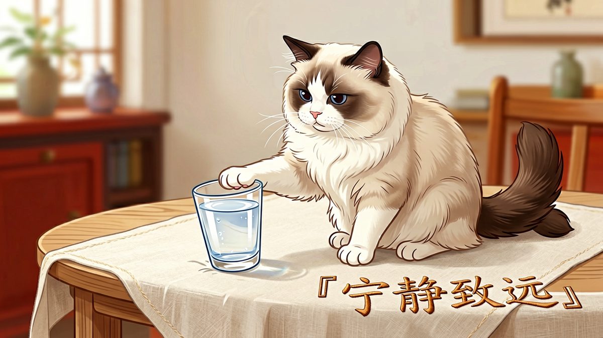 猫：我测试一下你的反应速度，别多想