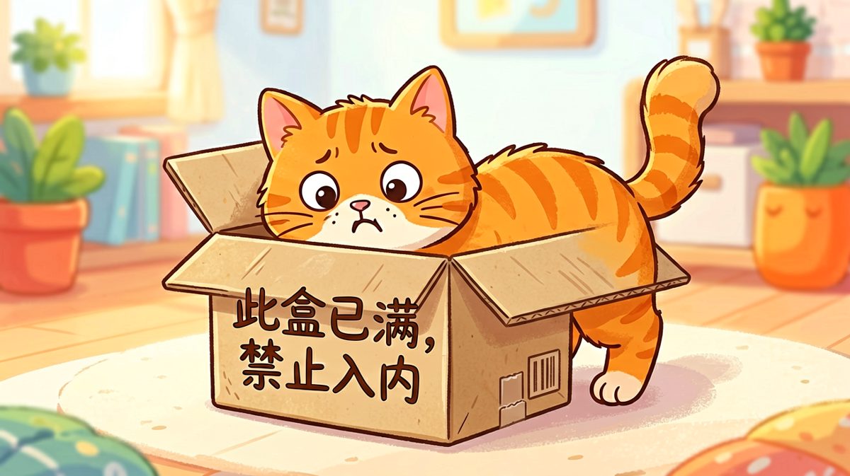 橘猫：盒子虽小，但我能装