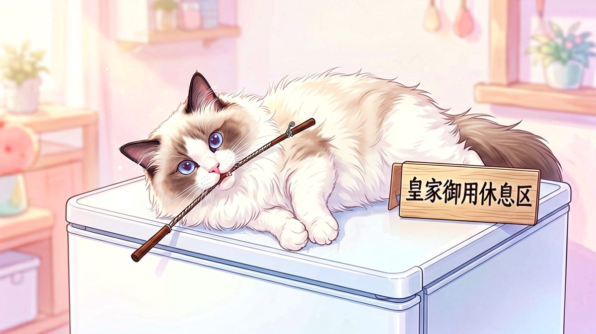 布偶猫：本宫累了，退朝吧
