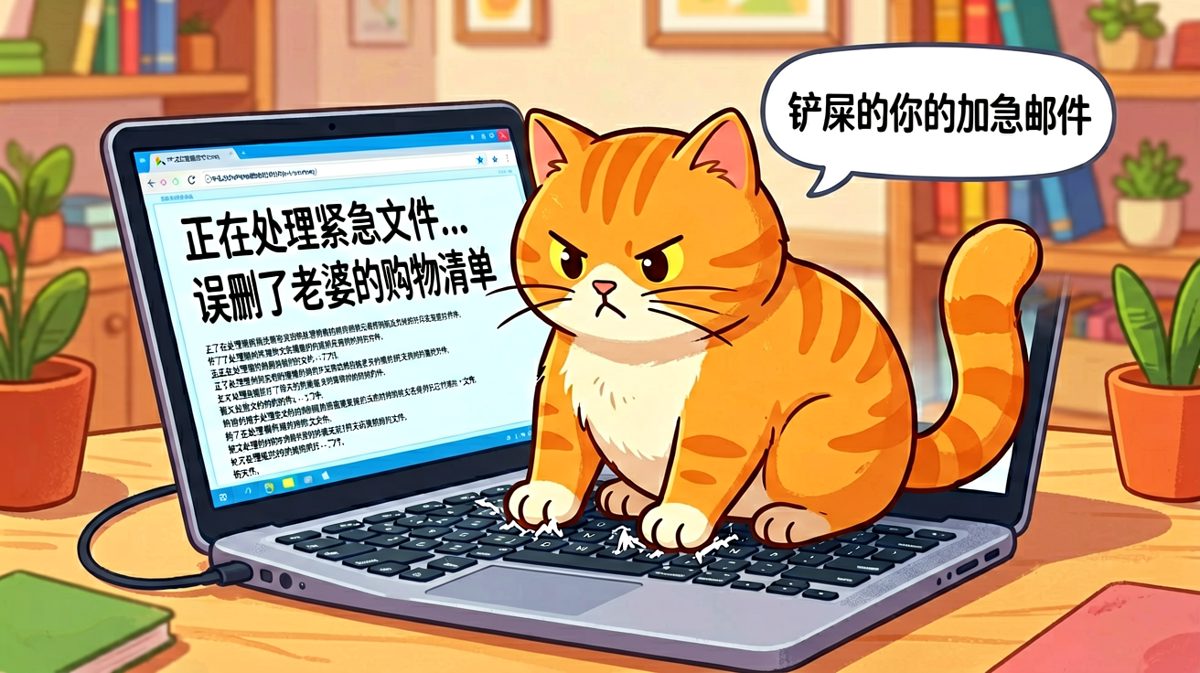 猫咪：本宫正在批阅奏折，闲杂人等退下！