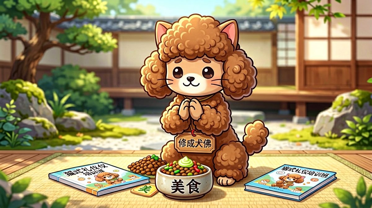 狗狗：只要我够努力，就能学会猫's禅意'吗？