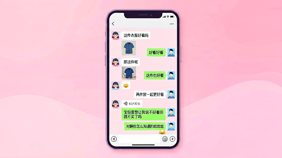女生问衣服好不好看时的终极博弈