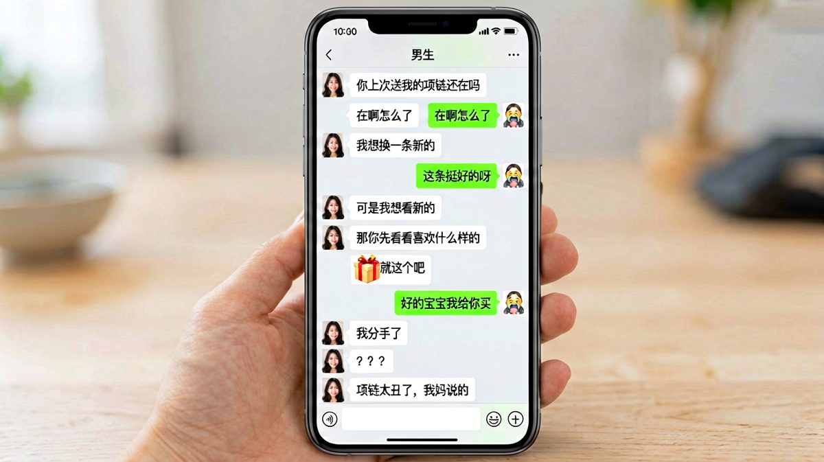 项链变导火索，直男送错礼物的灾难性后果