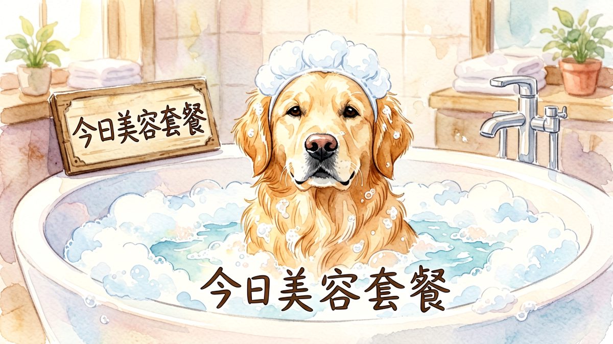 狗狗：洗澡是我的错吗？我为什么要洗澡？