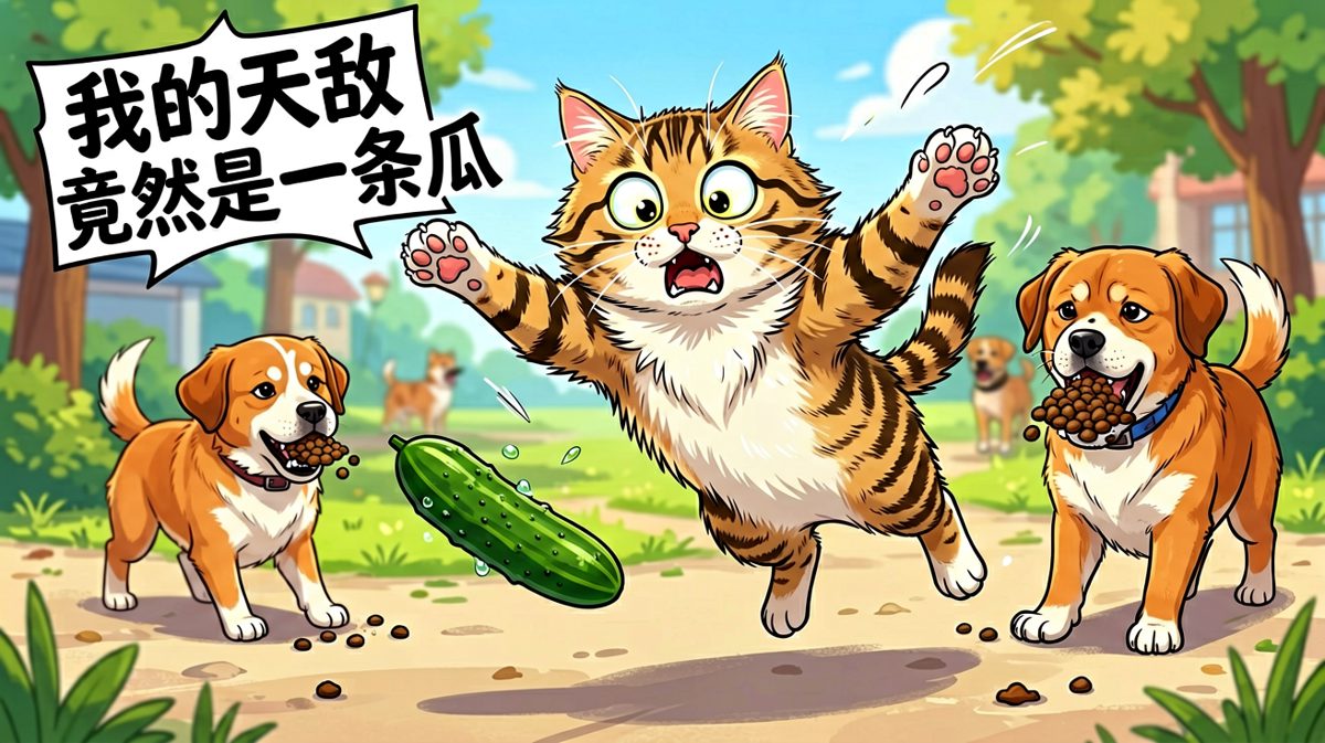 猫：这瓜保熟吗？不保熟我就飞！