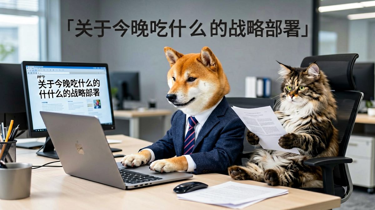 狗：这个方案我看了三遍还是不知道在说什么。