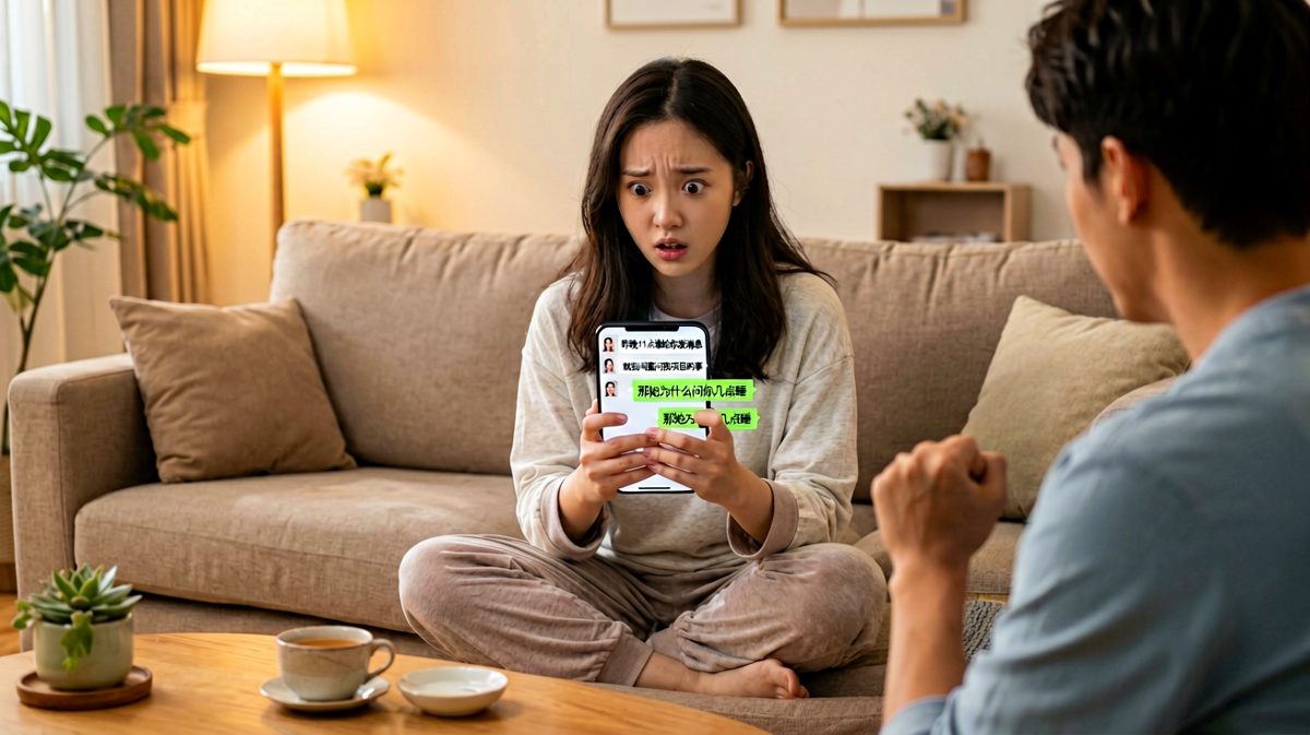 查手机危机：闺蜜的问号比男朋友还难回答
