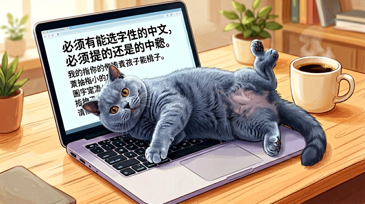 猫：今天的KPI，由本喵来替你完成。