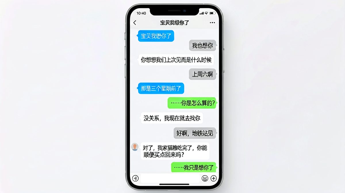 我想你了——然后顺带买袋猫粮