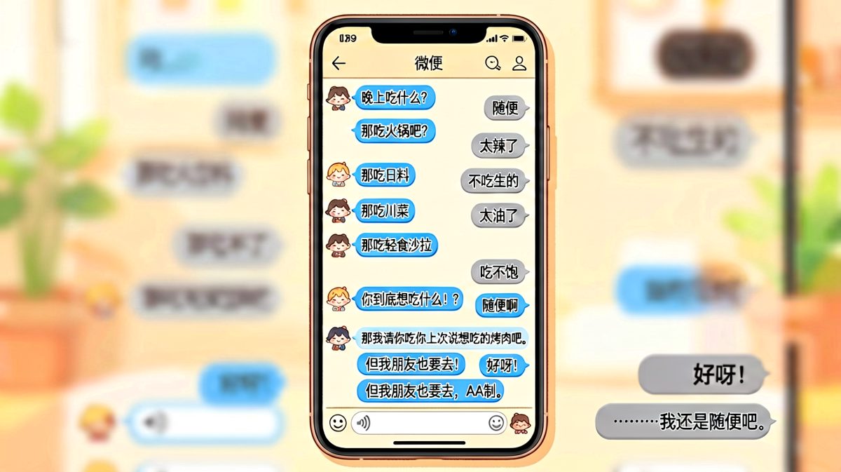 随便，是情侣间最难回答的问题
