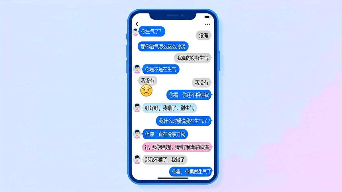没生气，没生气，真的没生气