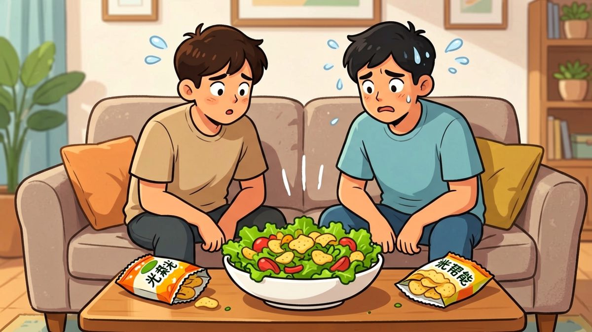 沙拉 vs 薯片，灵魂拷问