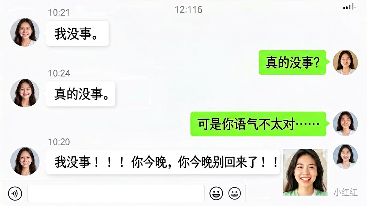 连说三遍'我没事'，男生终于明白了什么叫作绝望。
