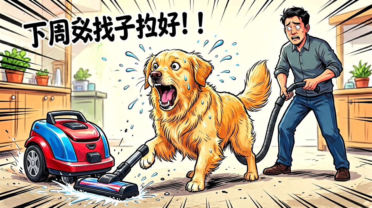 金毛：这个会吼的金属怪兽今天必须讨回来！